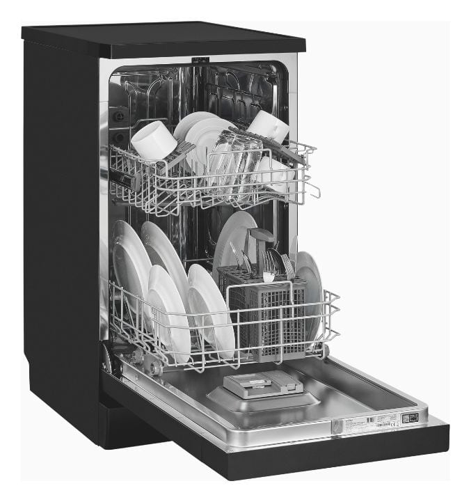 GSP9109-451D 45 cm Geschirrspüler teilintegriert (ohne Front) Leise 9 Maßgedecke aquaStop Funktion 