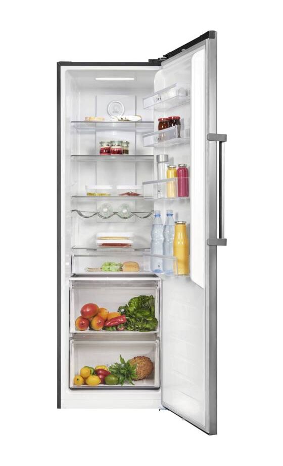 KS360-V-HE-040D 359 l Kühlschrank freistehend EEK: D 94 kWh Jahr NoFrost  (Edelstahl) 