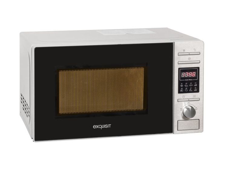 MW820DI Freistehende Mikrowelle 700 W Größe: klein 5 Stufen  (Silber) 