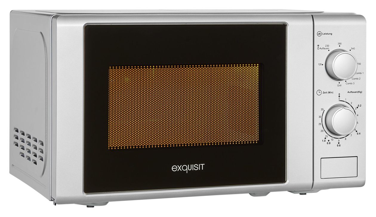 MW900-030G Standgeräte Solo 700 W Größe: klein 5 Stufen Grill  (Silber) 