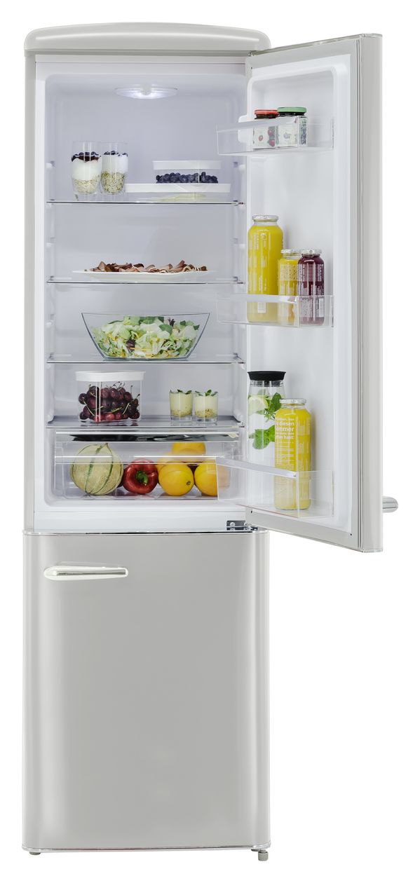 RKGC250-70-H-160E 181 l / 63 l Kühl-Gefrierkombi freistehend 201,85 kWh Jahr  (Grau) 