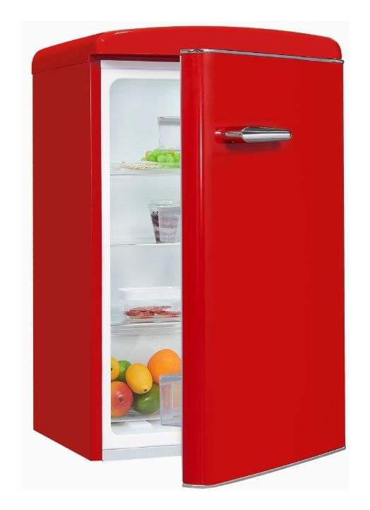 RKS120-V-H-160C 122 l Tischkühlschrank EEK: C 57 kWh Jahr  (Rot) 