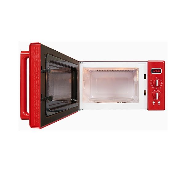 RMW720-3GDIG Standgeräte Solo 700 W Größe: klein 5 Stufen Grill  (Rot) 