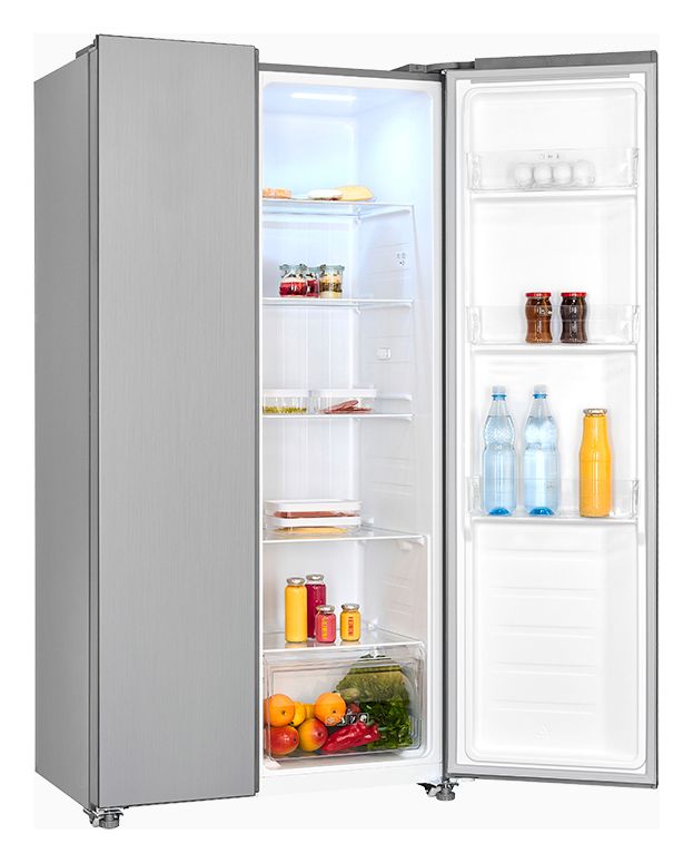 SBS46-040E Side-by-Side Kühl-/ Gefrierkombination 291 l / 148 l 287 kWh NoFrost 1770 mm x 910 mm  (Edelstahl) 