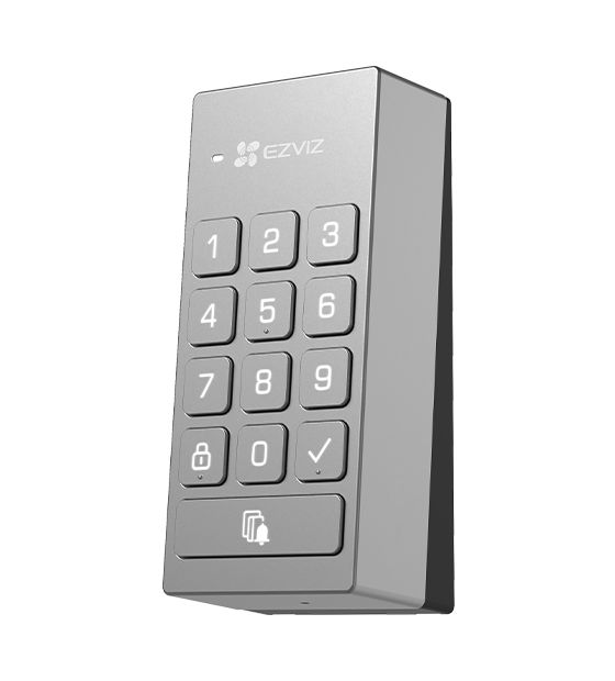 DL01 Pro + DL01CP + A3 Kit Smart Lock mit multifunktionalem Keypad  Bluetooth  (Silber, Weiß) 