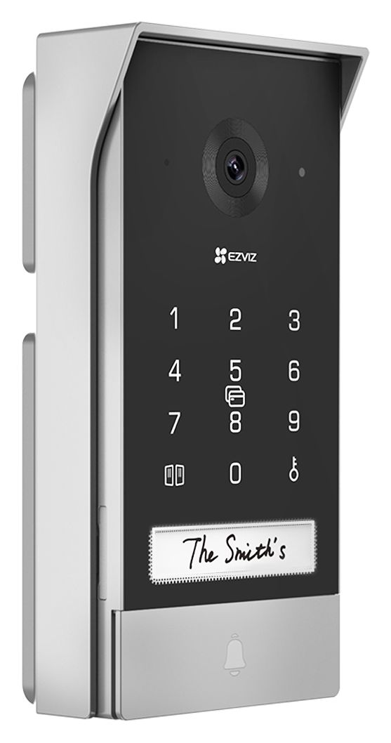 EP7 WLAN-Video-Türsprechanlage  Wlan  (Schwarz, Silber) 