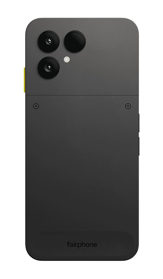 The Fairphone (6.Gen) 256 GB 5G Smartphone 16 cm (6.31") Android 50 MP Dual Kamera Dual Sim WiFi 6E (Horizon Black) 