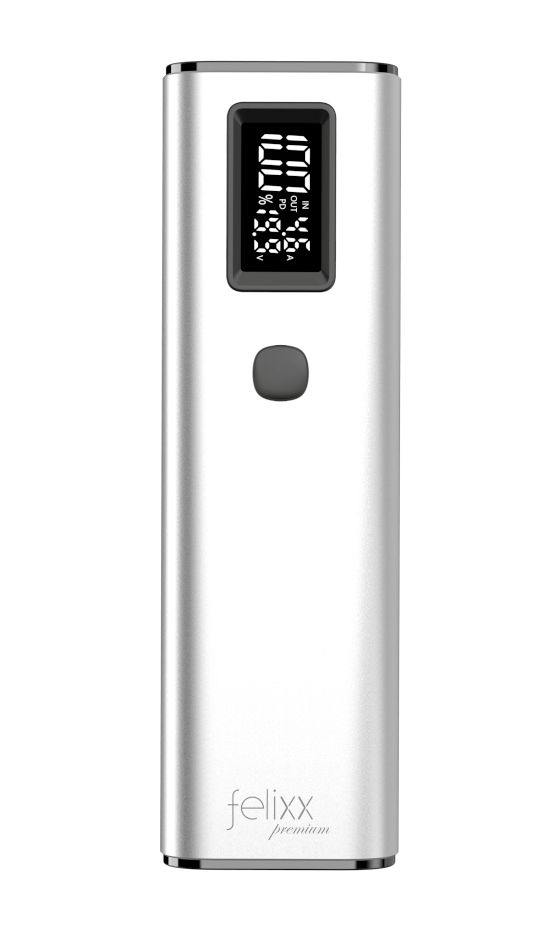 Premium 20000 mAh Powerbank USB Typ-C  (Silber) 