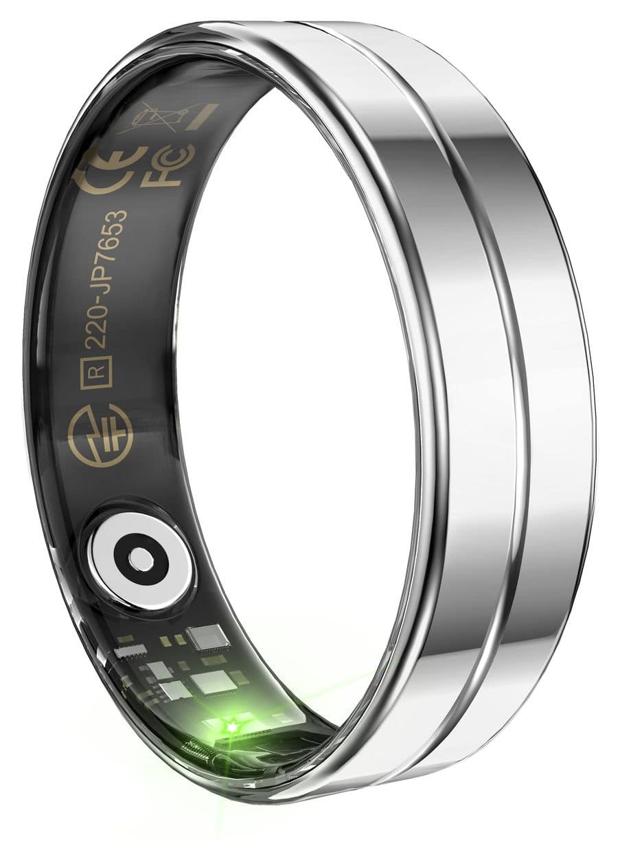 SR11 Smart Ring Größe 12  (Silber) 