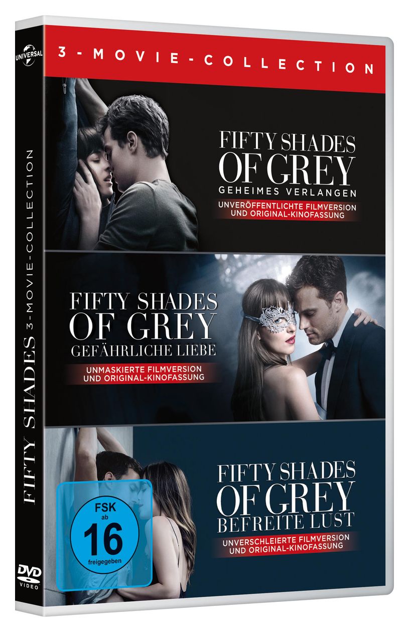 Fifty Shades of Grey 1-3 (DVD) 