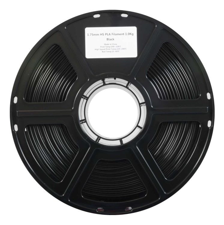 FF0680 HS PLA Filament 1.75mm 1kg   (Schwarz) 