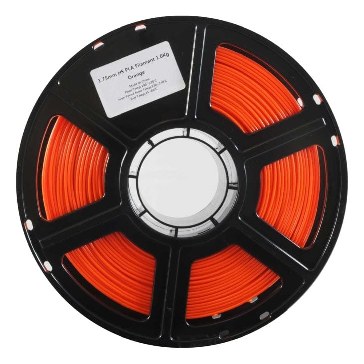 HS PLA Filament 1.75 mm 1 kg   (Orange) 