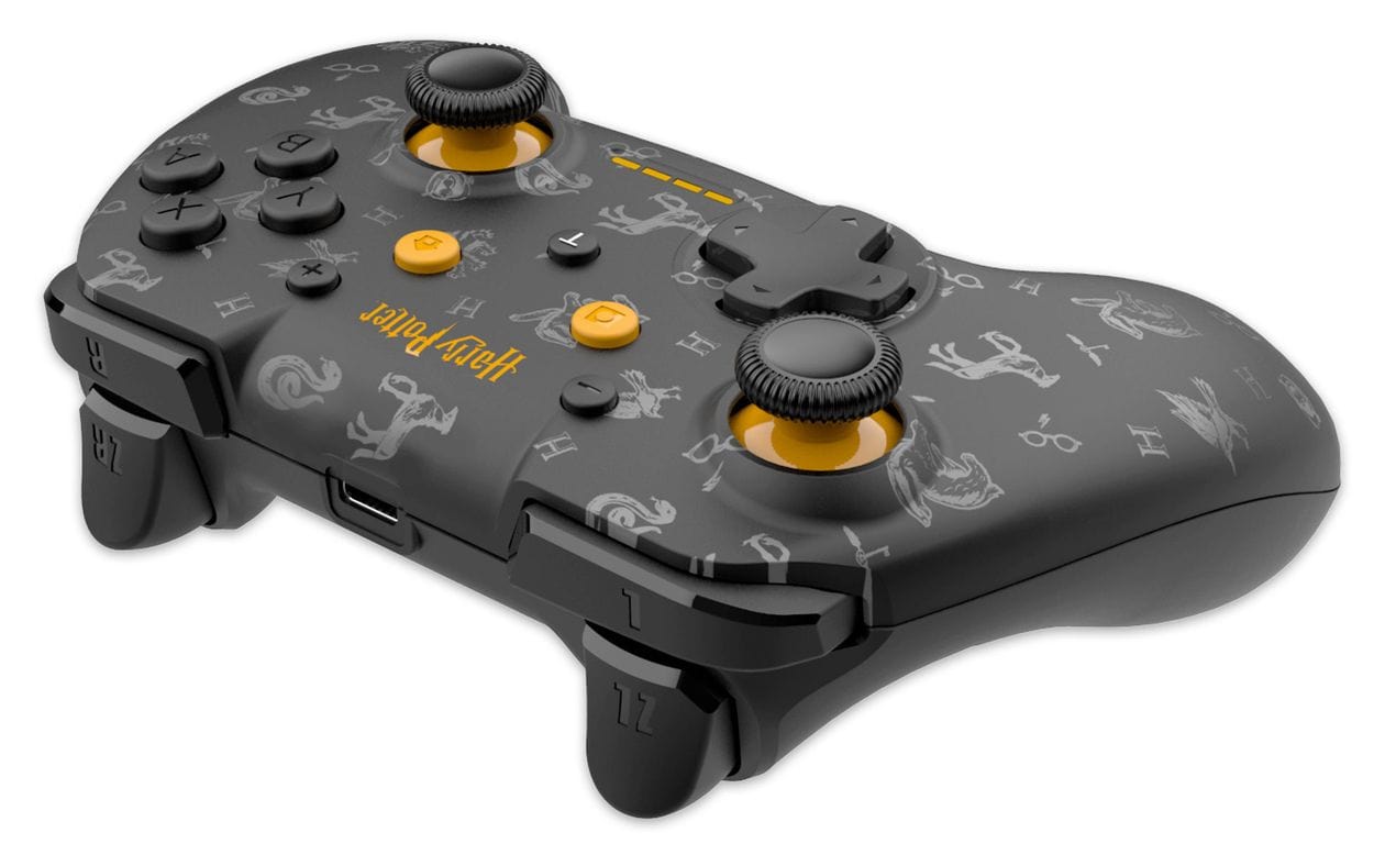 Wireless Controller Harry Potter Analog Gamepad für Nintendo Switch  (Schwarz, Grau, Gelb) 