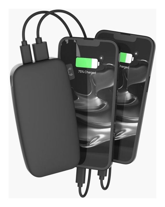 2PB12100 12000 mAh Powerbank USB Typ-C  (Storm Grey) 