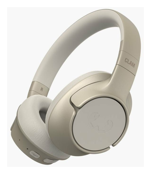 Clam Fuse Bluetooth Kopfhörer kabellos 45 h Laufzeit  (Sand) 
