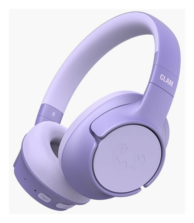 Clam Fuse Bluetooth Kopfhörer kabellos 45 h Laufzeit  (Lila) 