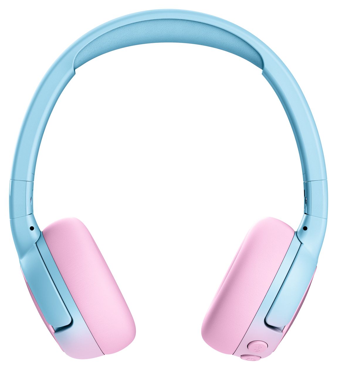 Code Junior Ohraufliegender Bluetooth Kopfhörer kabellos 48 h Laufzeit USB Typ-C  (Blau, Pink) 