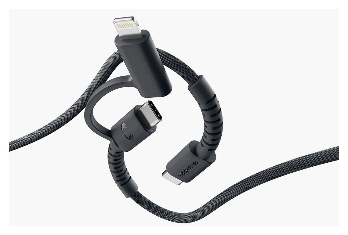 FlexWave Lightning auf USB C Männlich 2 m  (Schwarz) 