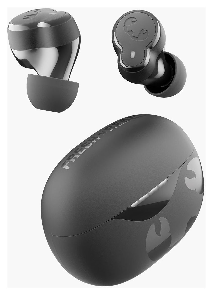 Twins Breez In-Ear Bluetooth Kopfhörer kabellos 7 h Laufzeit USB Typ-C  (Grau) 
