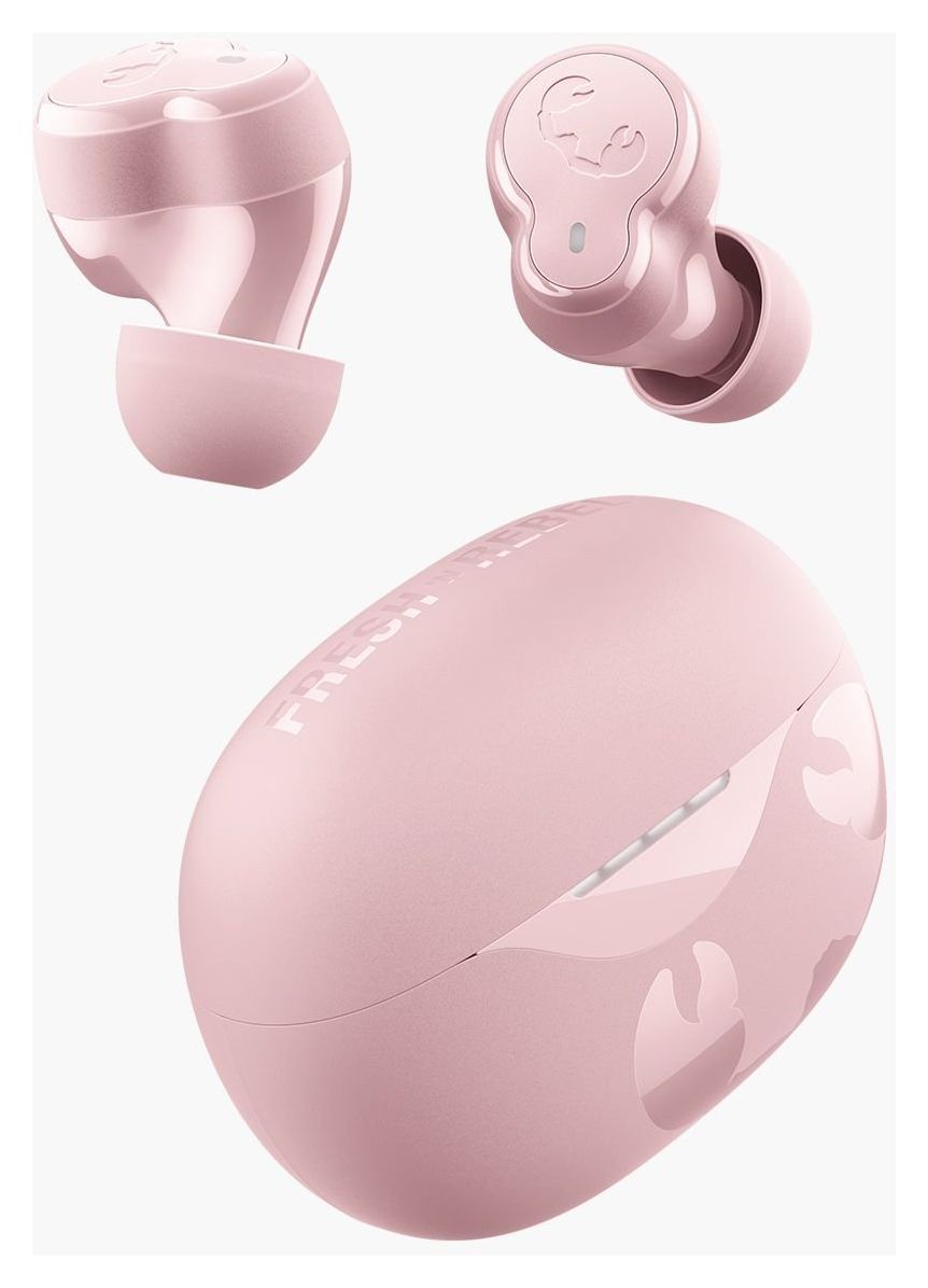 Twins Breez In-Ear Bluetooth Kopfhörer kabellos 7 h Laufzeit USB Typ-C  (Pink) 