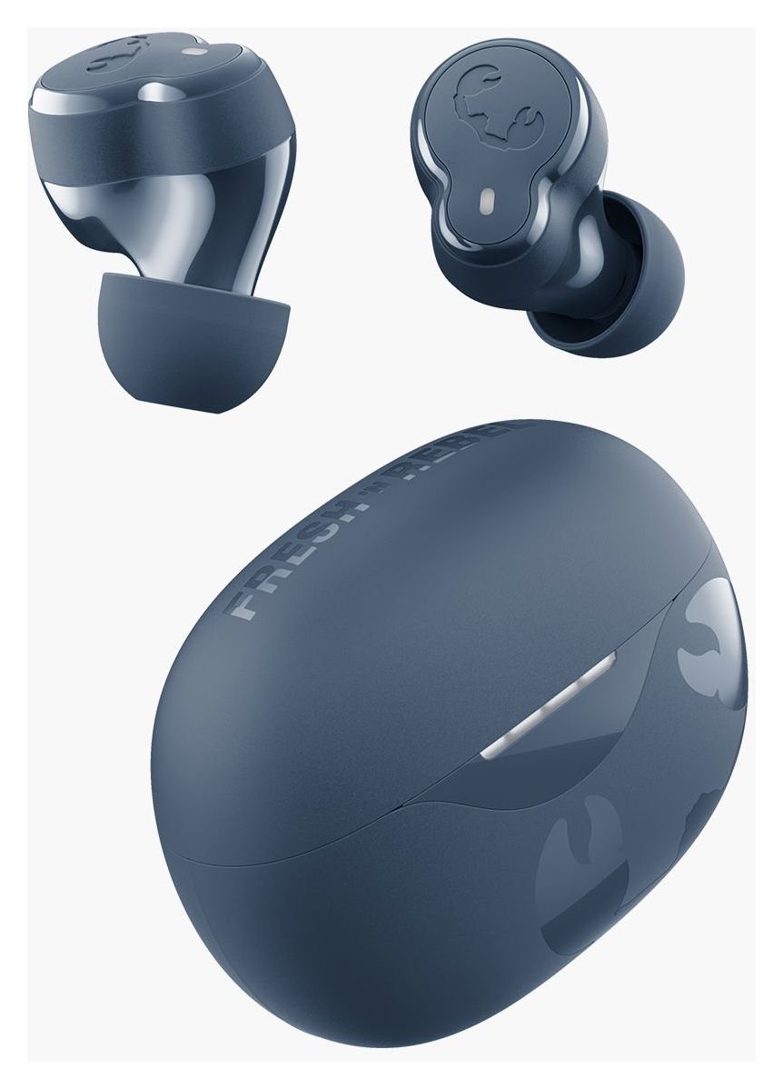 Twins Breez In-Ear Bluetooth Kopfhörer kabellos 7 h Laufzeit USB Typ-C  (Blau) 