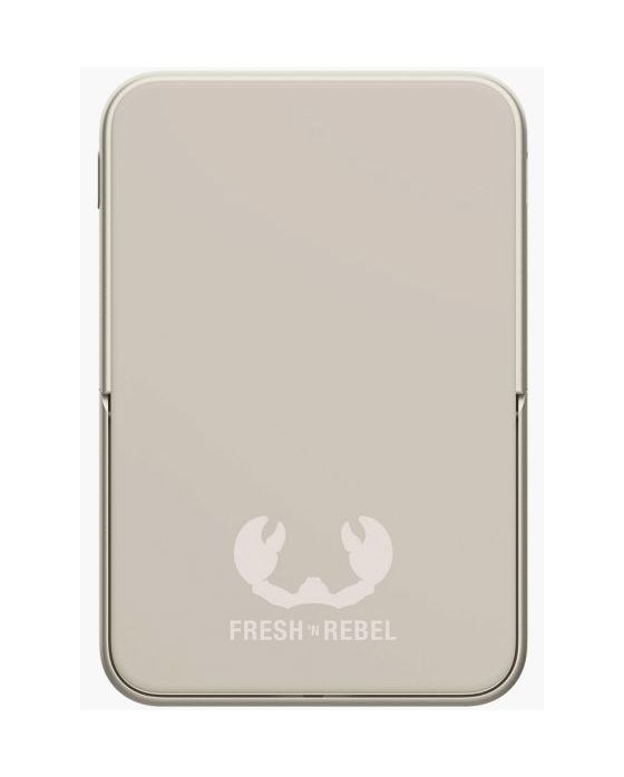 Wireless Magnetic 5000 mAh Powerbank USB Typ-C Kabelloses Laden  (Sand) 