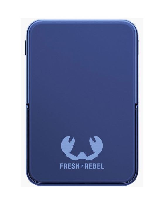 Wireless Magnetic 5000 mAh Powerbank USB Typ-C Kabelloses Laden  (Blau) 