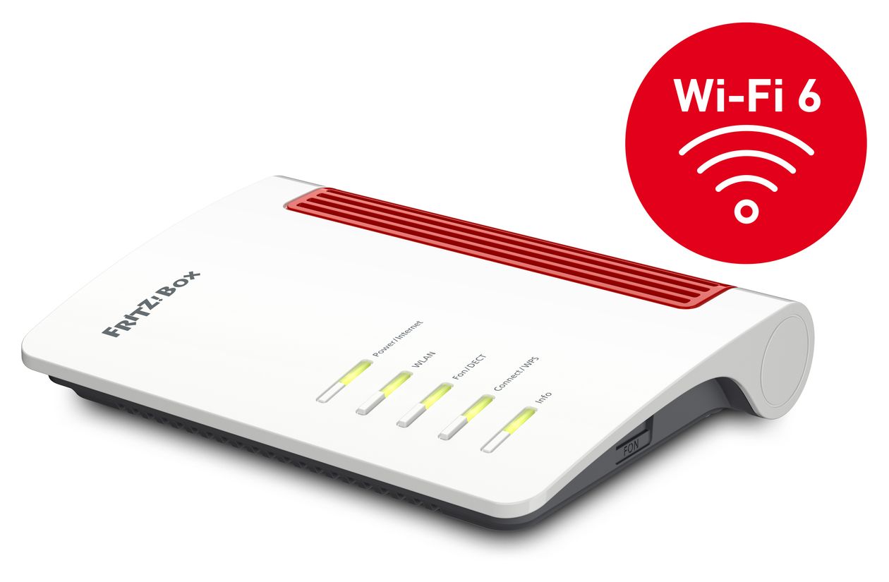FRITZ!Box 4050 WiFi 6 Router Dual-Band (2,4 GHz/5 GHz) 2400 Mbit/s 