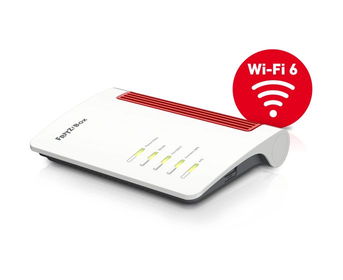 FRITZ!Box 5530 Fiber WiFi 6 Router Dual-Band (2,4 GHz/5 GHz) 
