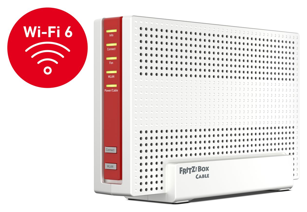 FRITZ!Box 6690 Cable WiFi 6 Router Dual-Band (2,4 GHz/5 GHz) 