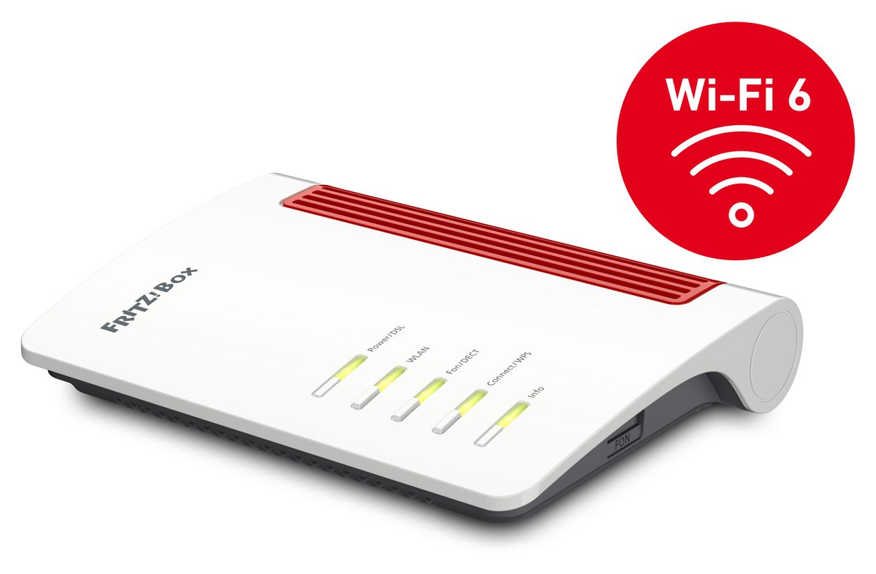 FRITZ!Box 7530 AX WiFi 6 Router Dual-Band (2,4 GHz/5 GHz) 1800 Mbit/s 