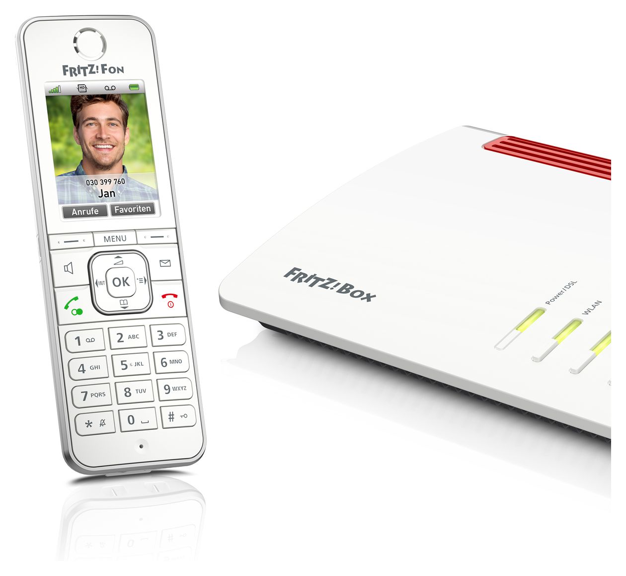 FRITZ!Fon C6 DECT-Telefon  (Weiß) 