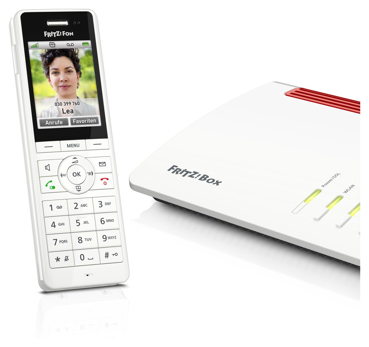 FRITZ!Fon X6 DECT-Telefon  (Weiß) 