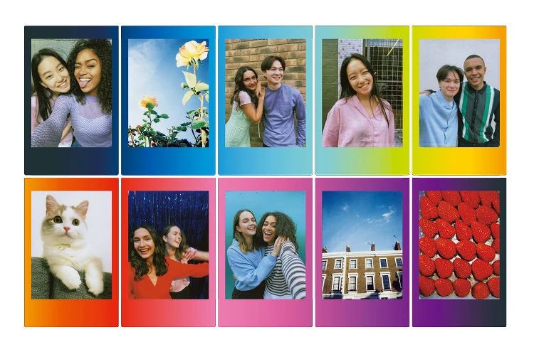 Instax Film mini 10 Shots - Rainbow 