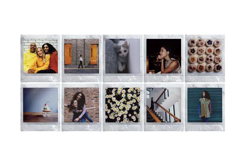 instax SQUARE Whitemarble 