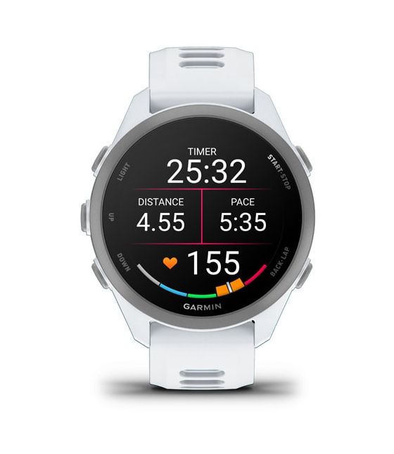 Forerunner 170 Digital 30 mm Smartwatch Rund  (Weiß) 
