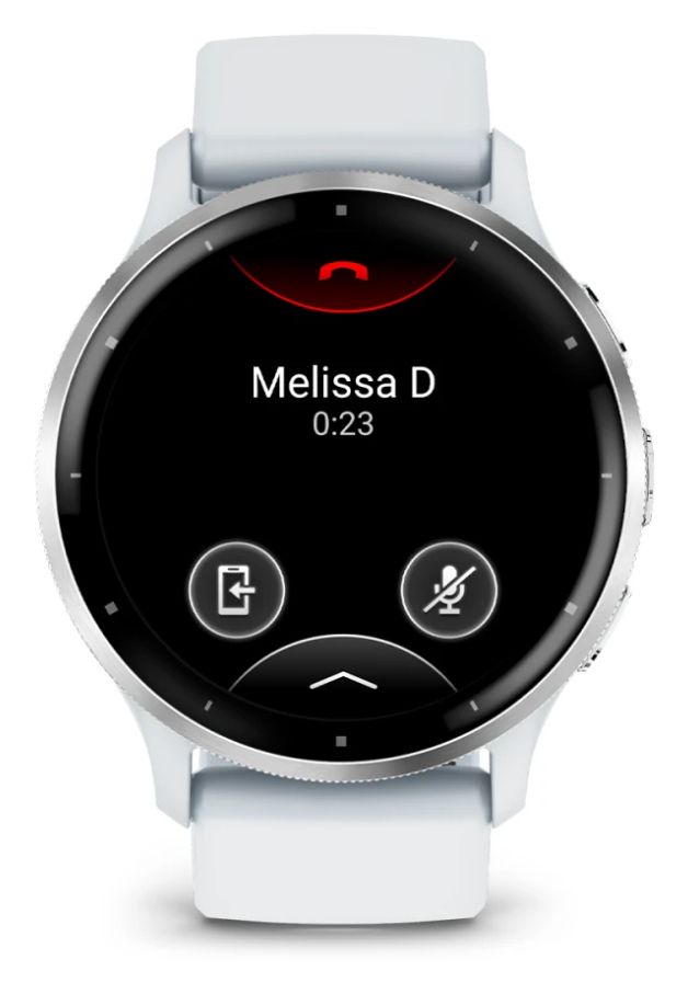 Venu 3 Digital 45 mm Smartwatch Rund  (Silber, Weiß) 