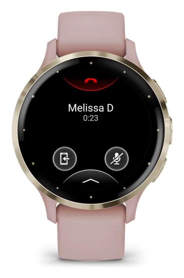 Venu 3S Digital 41 mm Smartwatch Rund  (Gold, Rose) 