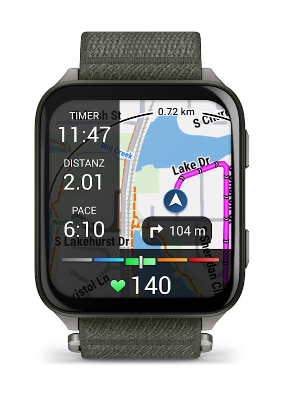 Venu X1 Digital Smartwatch Rechteckig 264 h  (Grau) 