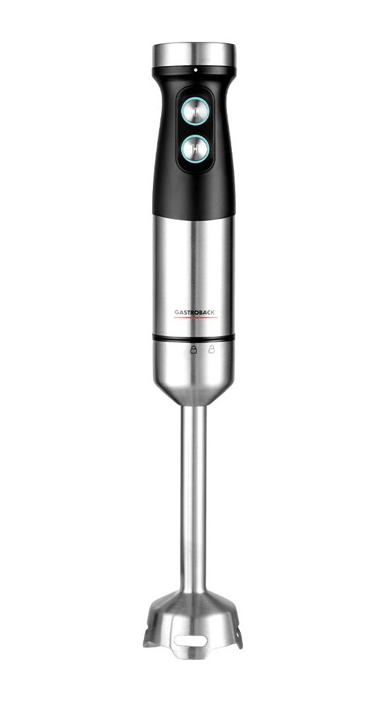 40972 Design Power Stabmixer Set 5-in-1 Stabmixer 1200 W 20 Stufen  (Schwarz, Edelstahl) 