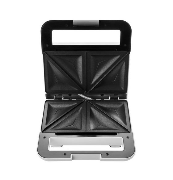42443 Sandwichmaker 750 W für 2 Sandwiches  (Schwarz, Weiß) 