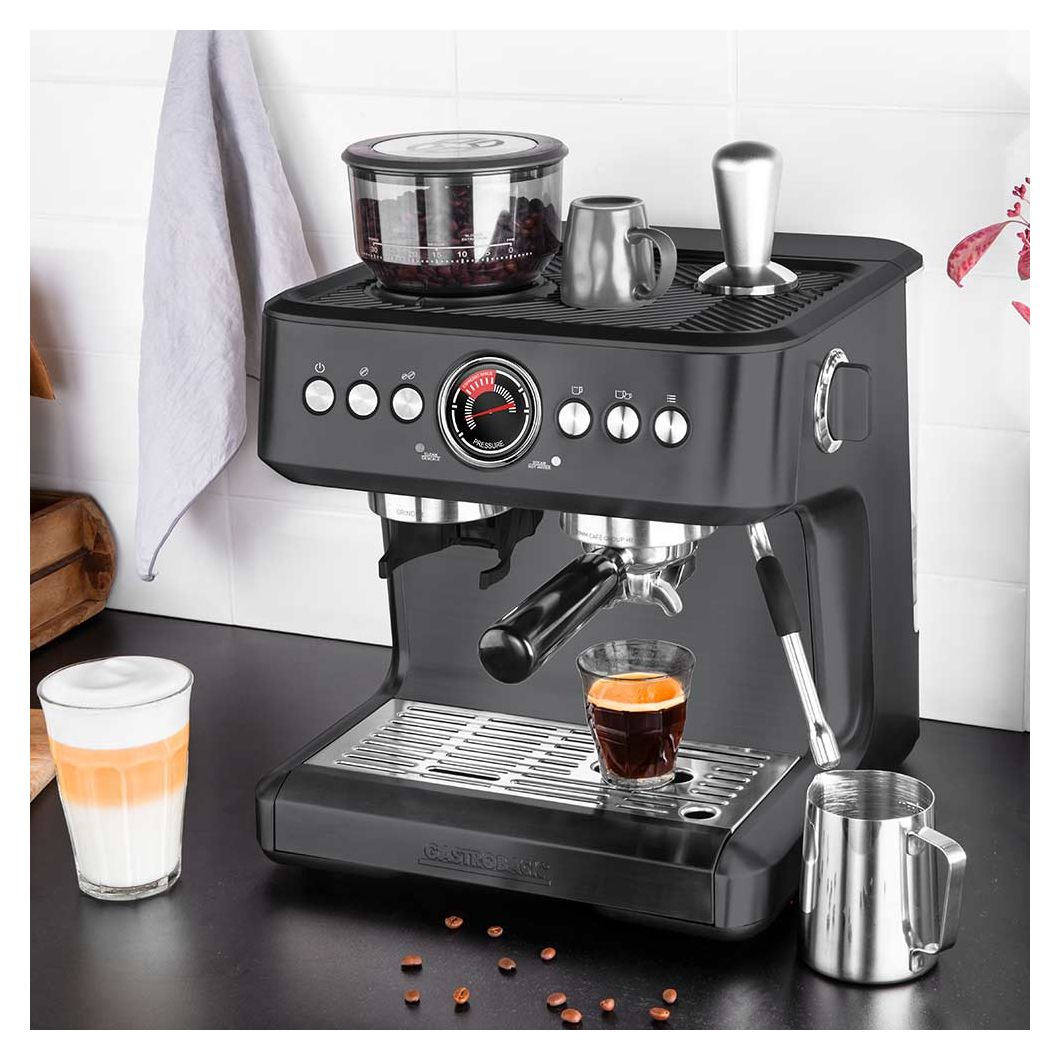 42627 Design Advanced Urban Duo Siebträger Kaffeemaschine 15 bar 3000 W  (Schwarz) 