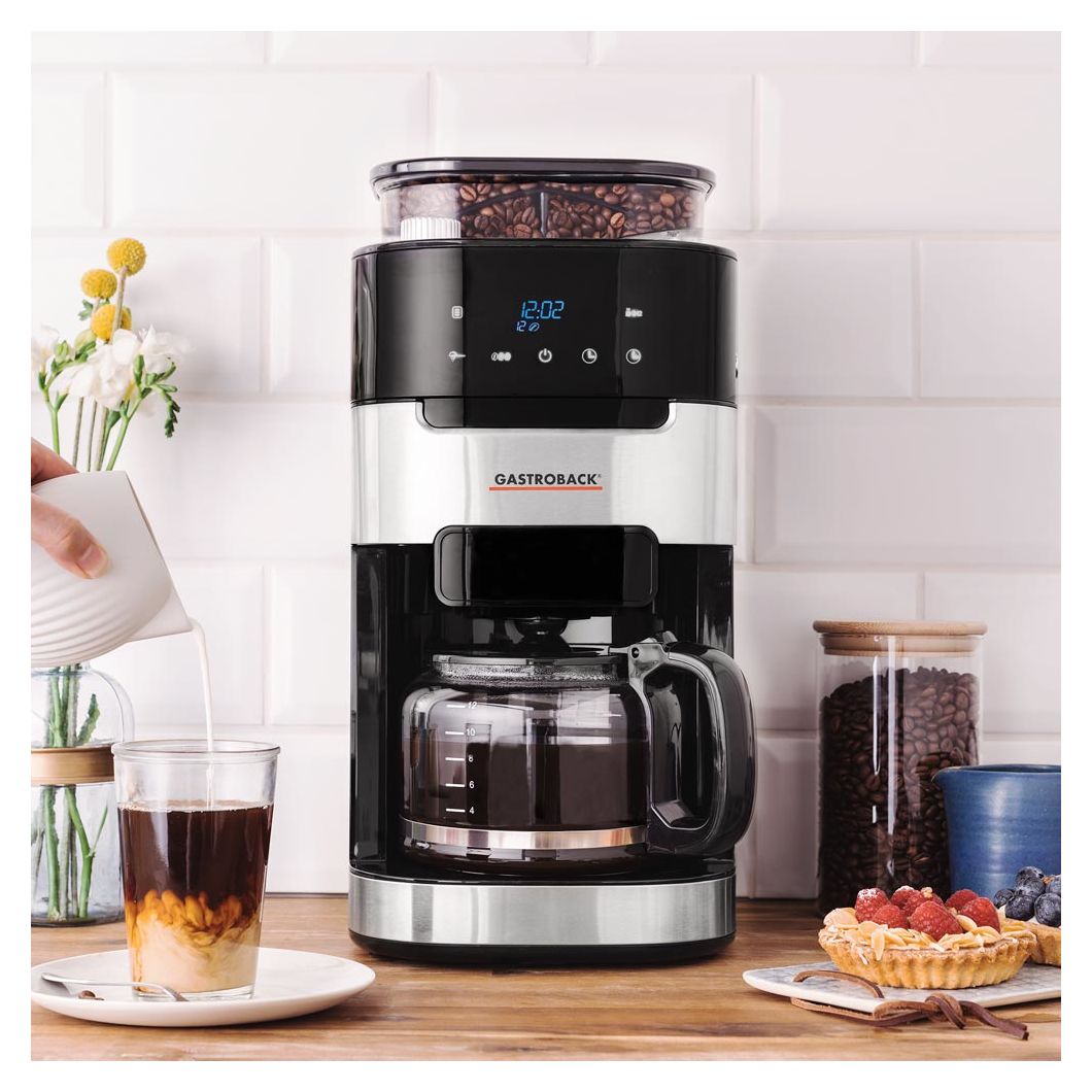 42711 Grind&Brew Pro 12 Tassen Filterkaffeemaschine 1,5 l  (Schwarz, Edelstahl) 
