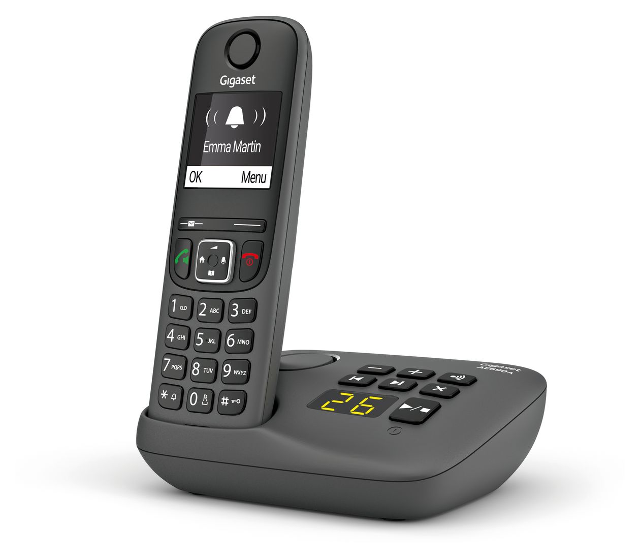 AE690A Analoges/DECT-Telefon  (Anthrazit) 