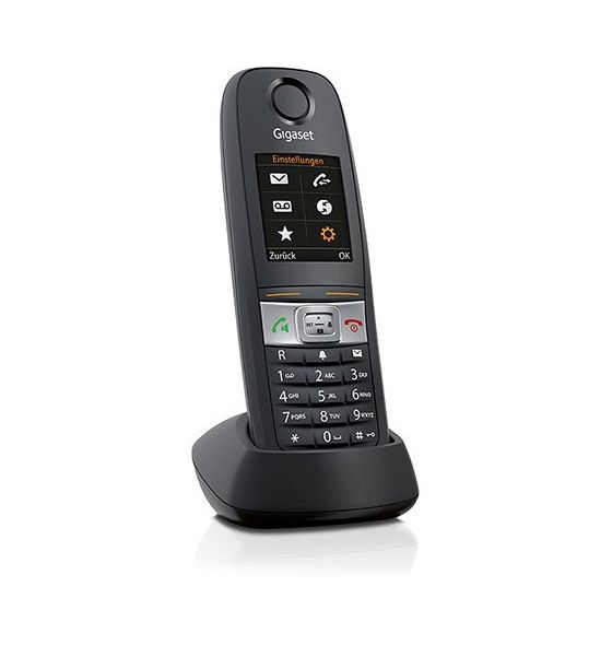 E630HX Universal-Mobilteil TFT-Farbdisplay Freisprechen DECT-Telefon-Mobilteil  (Schwarz) 
