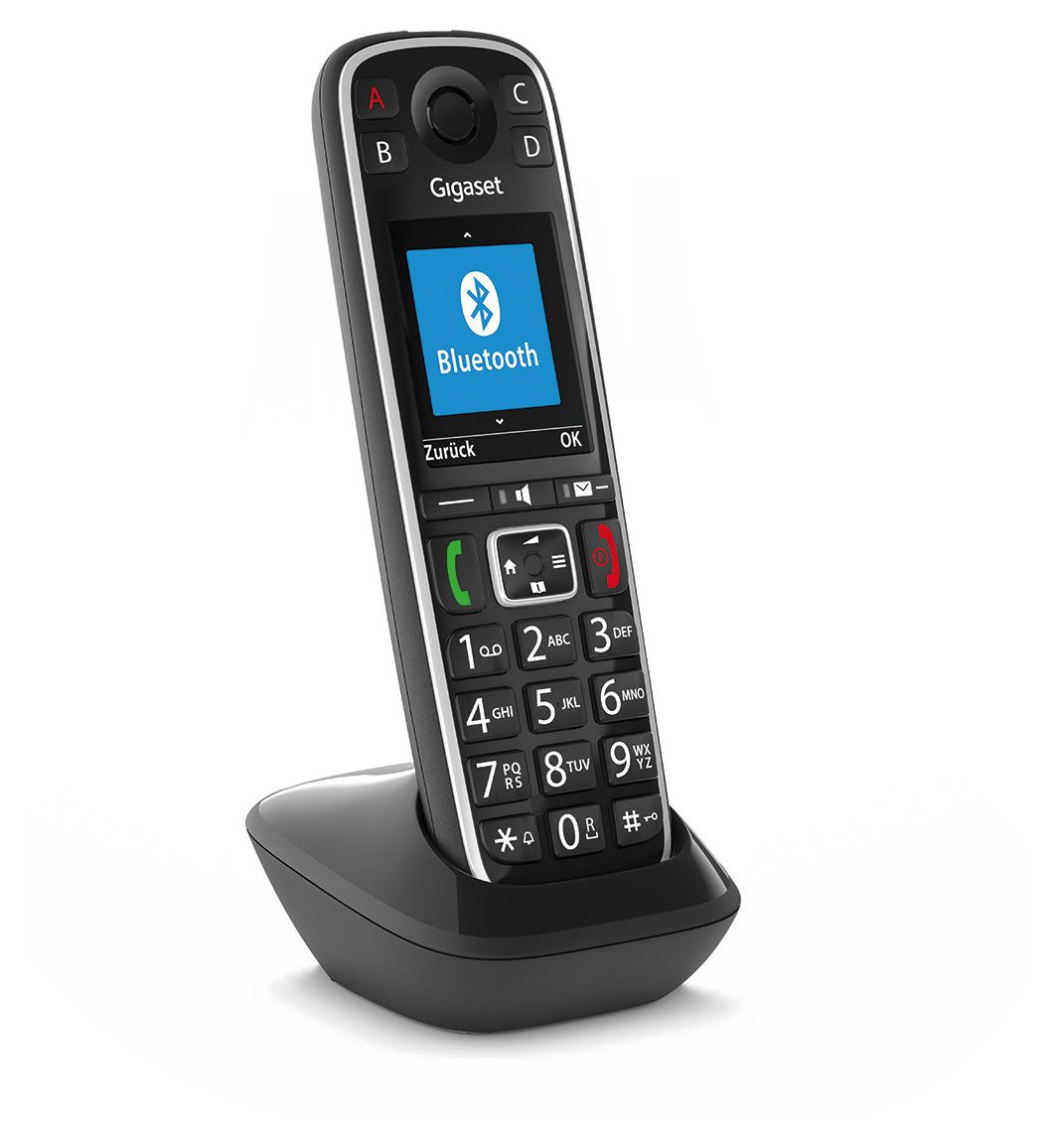 E720HX Analoges/DECT-Telefon  (Schwarz) 