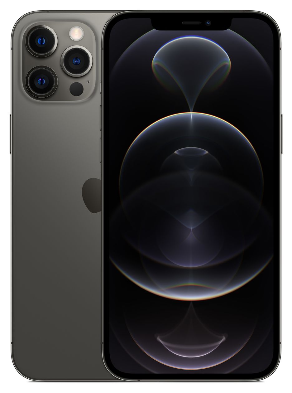 Apple iPhone 12 Pro Max refurbished 256 GB 5G Smartphone 17 cm (6.7 Zoll) IOS 12 MP Dreifach Kamera Dual Sim WiFi 6  (Graphit) 
