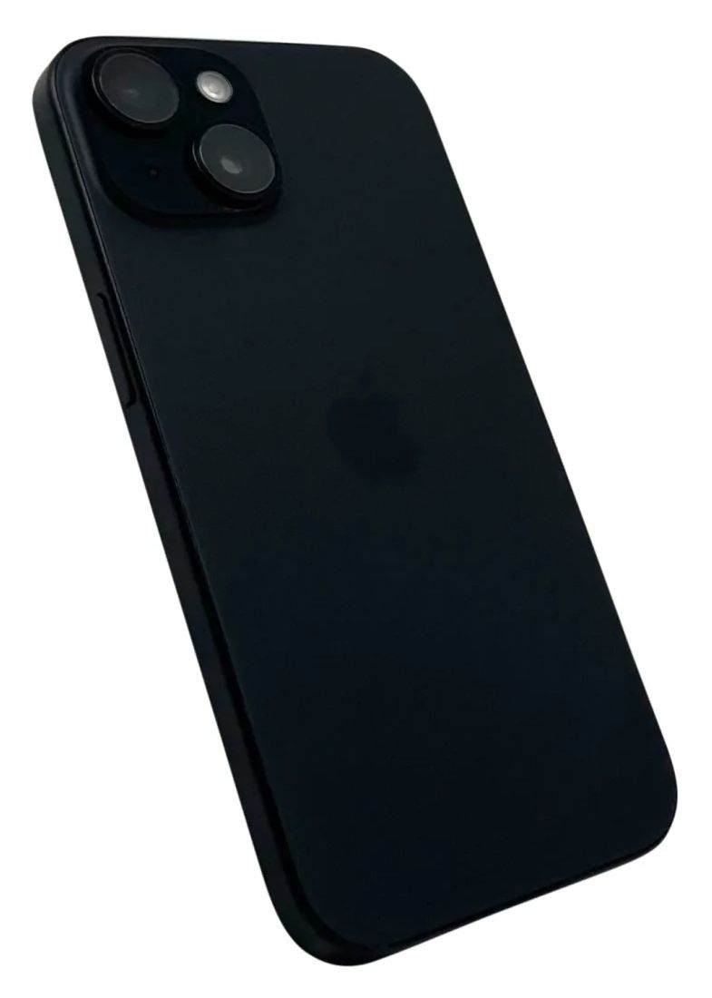 Apple iPhone 15 refurbished 128 GB 5G Smartphone 15,5 cm (6.1 Zoll) IOS 48 MP Dual Kamera Dual Sim WiFi 6  (Schwarz) 