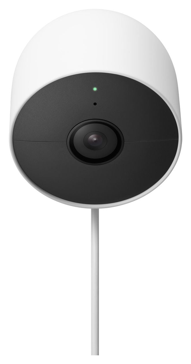 Nest Cam 1920 x 1080 Pixel IP-Sicherheitskamera IP54 Innen & Außen Nachtsicht  (Weiß) 