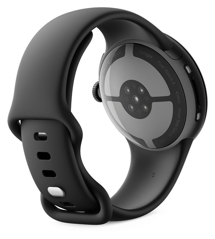 Pixel Watch 4 Digital 41 mm S/L Smartwatch Rund IP68 36 h 320 ppi 4G  (Schwarz) 